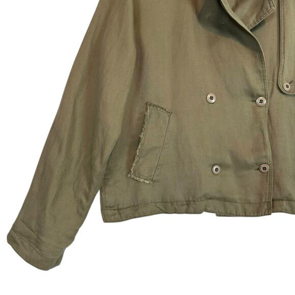 Rails Barclay Sage Double Breasted Utility Jacket Medium Coastal‎ Casual - Picture 4 of 16